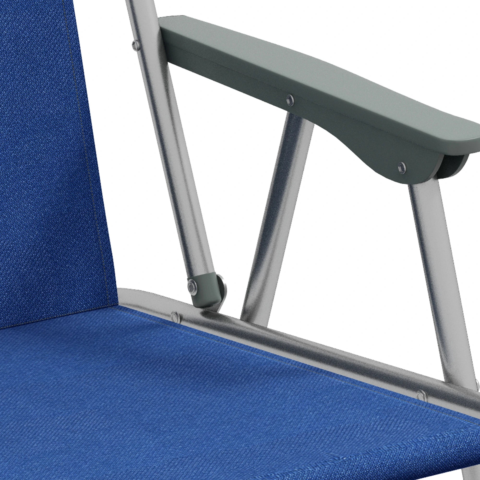 4 Pack Folding Camping Chairs, Oxford Fabric, Dark Blue Patio Chairs at Gallery Canada