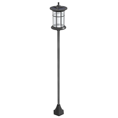 72" Solar Post Light, LED Outdoor Lamp, Waterproof IP44, Cool White Solar Post Lamps Black at Gallery Canada