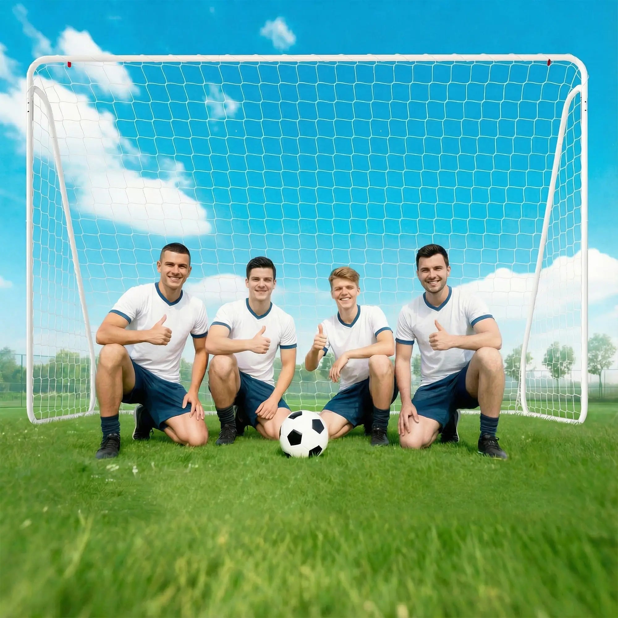 Soccer Goal, Soccer Net, 10 x 4 ft, White Soccer at Gallery Canada