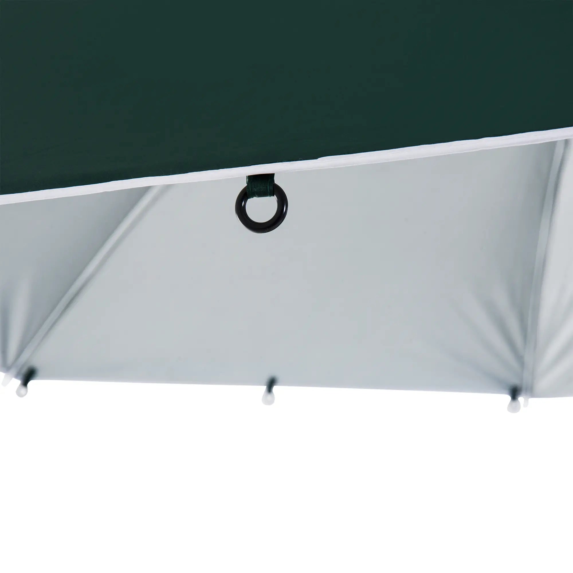 7.5FT 2-in-1 Umbrella Shelter, UPF50+ UV Protection, Dark Green Beach Umbrellas at Gallery Canada