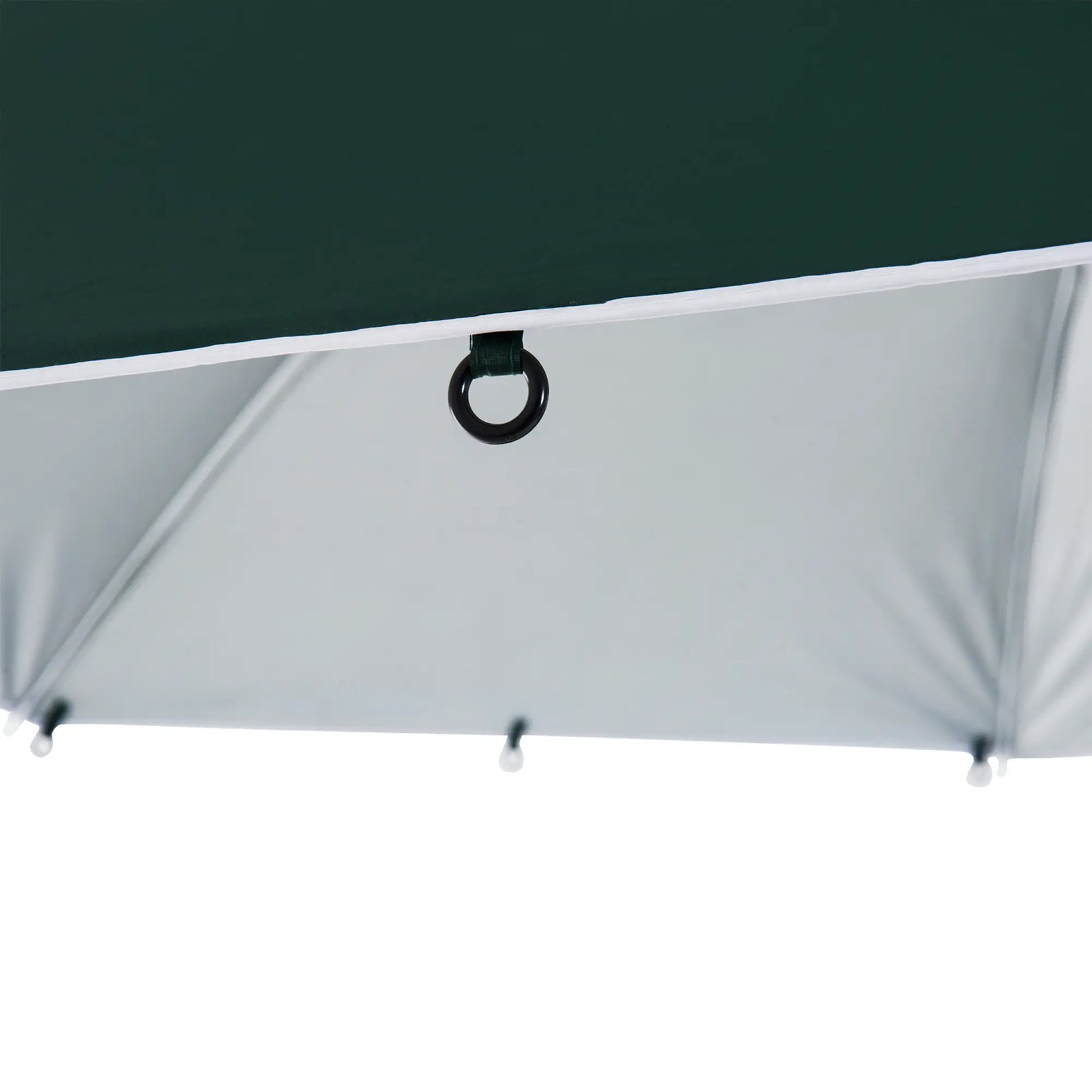 7.5FT 2-in-1 Umbrella Shelter, UPF50+ UV Protection, Dark Green Beach Umbrellas at Gallery Canada