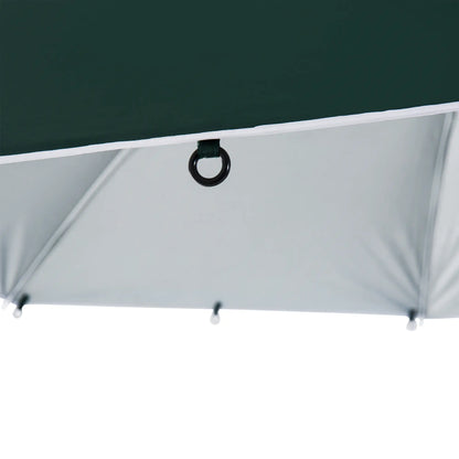 7.5FT 2-in-1 Umbrella Shelter, UPF50+ UV Protection, Dark Green Beach Umbrellas at Gallery Canada