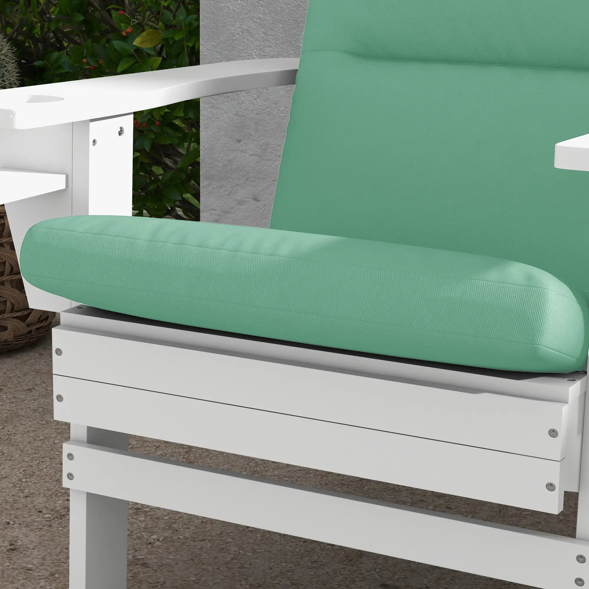 Adirondack Chair Cushions, Set of 2, Green Patio Chair Cushions at Gallery Canada