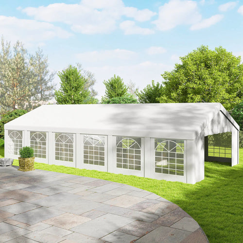 20' x 40' Party Tent, Outdoor Canopy With 12 Removable Windows
