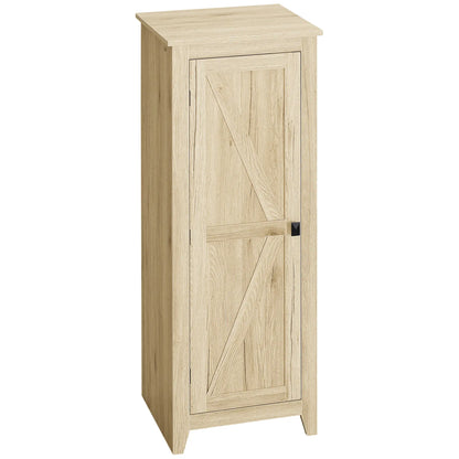 48" Farmhouse Kitchen Pantry Cabinet, Adjustable Shelves, Natural Kitchen Pantry Cabinets at Gallery Canada