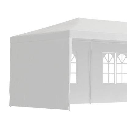10' x 29' Party Tent, Canopy with Sidewalls, Transparent Windows, White Canopy Tents at Gallery Canada