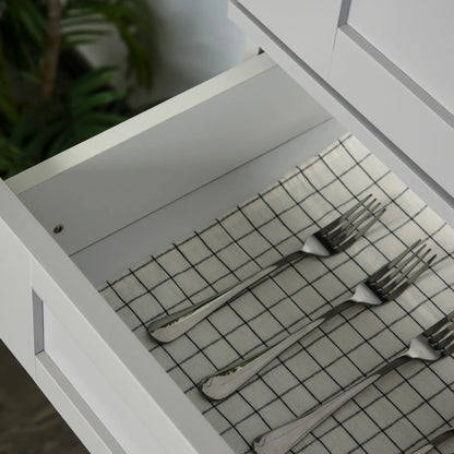 72" Storage Cabinet, Kitchen Pantry with 4 Doors, Drawer, 3 Shelves, Grey Kitchen Pantry Cabinets at Gallery Canada