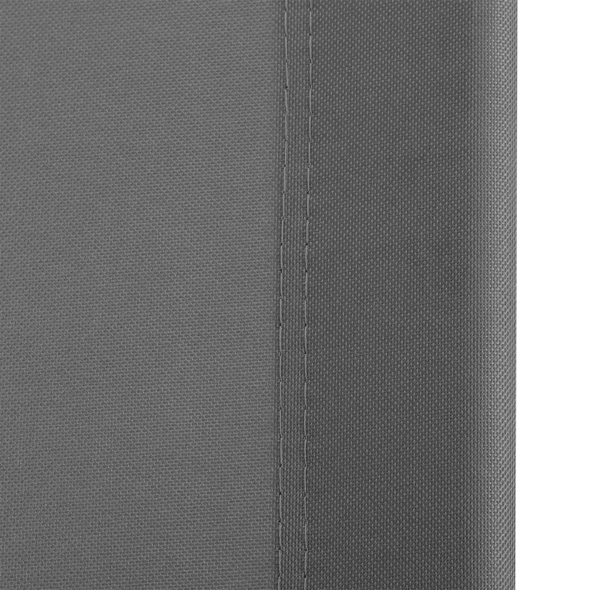 Outdoor Folding Lounge Chair, Reclining Back, Breathable Mesh, Grey Lounger Chairs at Gallery Canada