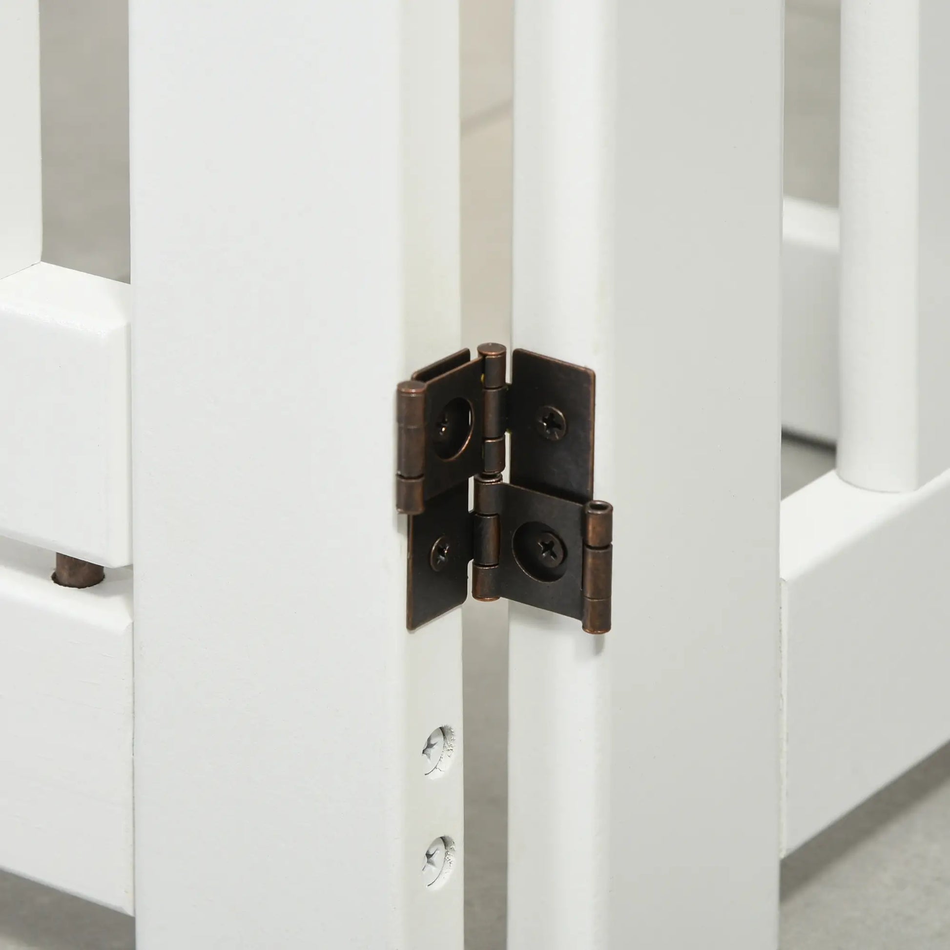 Wooden Pet Gate, Foldable Dog Barrier, Z Shape 4 Panel Houses, Kennels & Pens at Gallery Canada