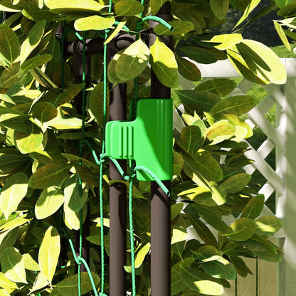 Arched Garden Trellis, 8 FT Tall Metal Plant Support with Netting Plant Stands at Gallery Canada