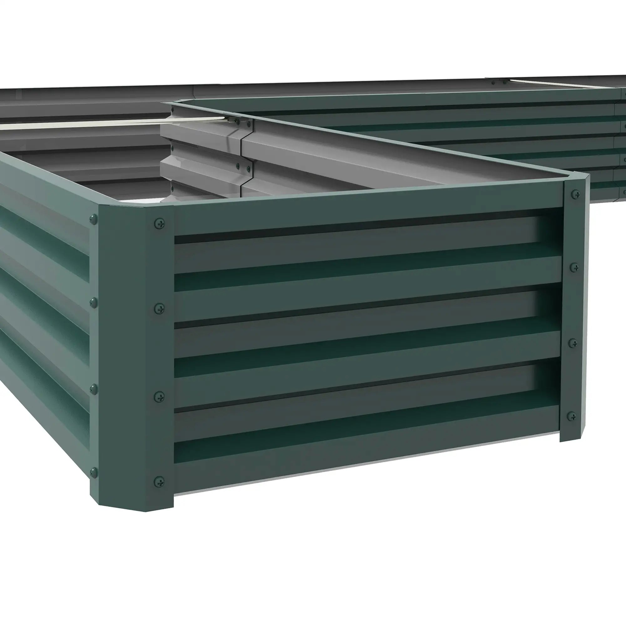 Galvanized Raised Garden Bed, Steel Planter Box, 82
