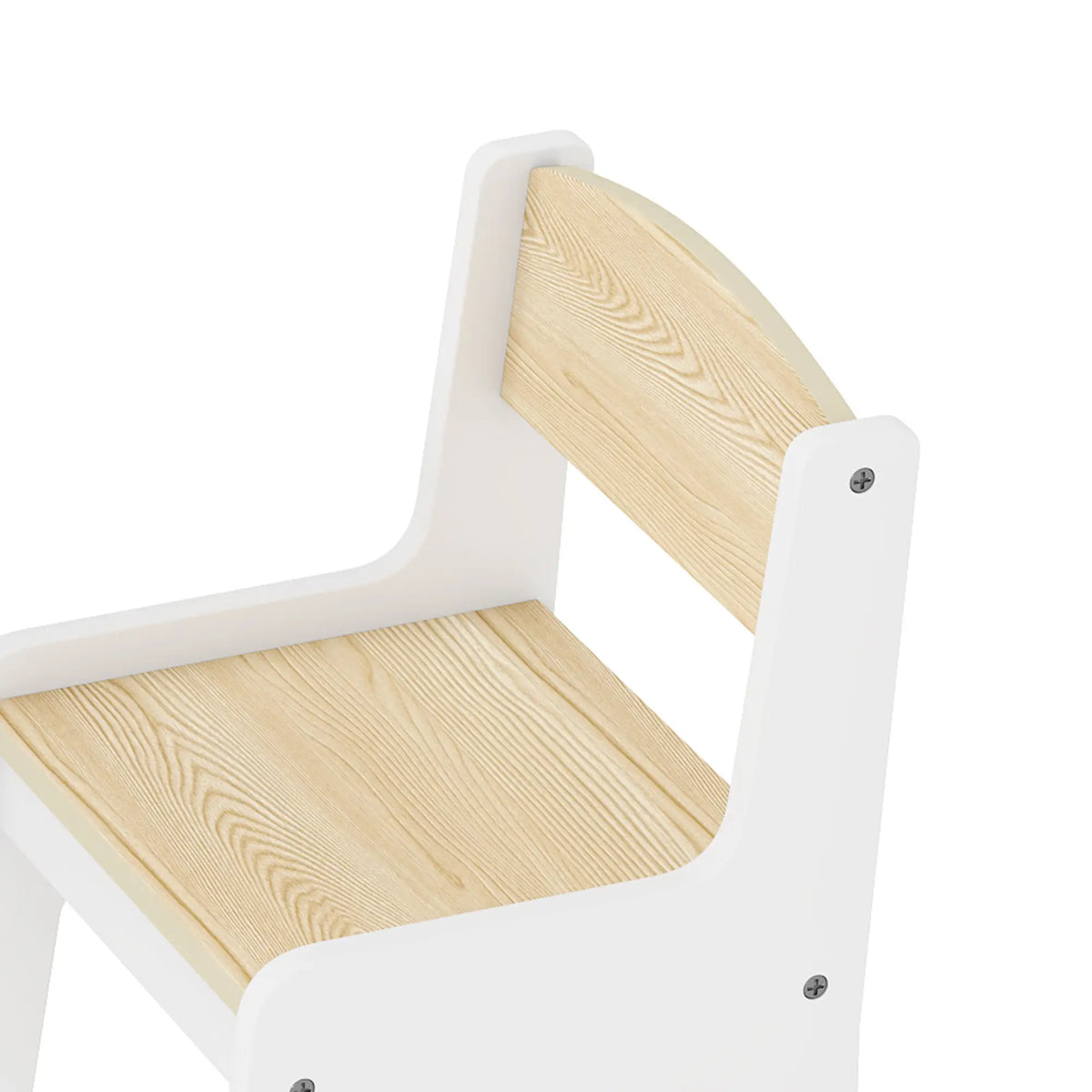 Kids Table and Chair Set, Study Desk with Shelf, White, White Kids Table Sets at Gallery Canada