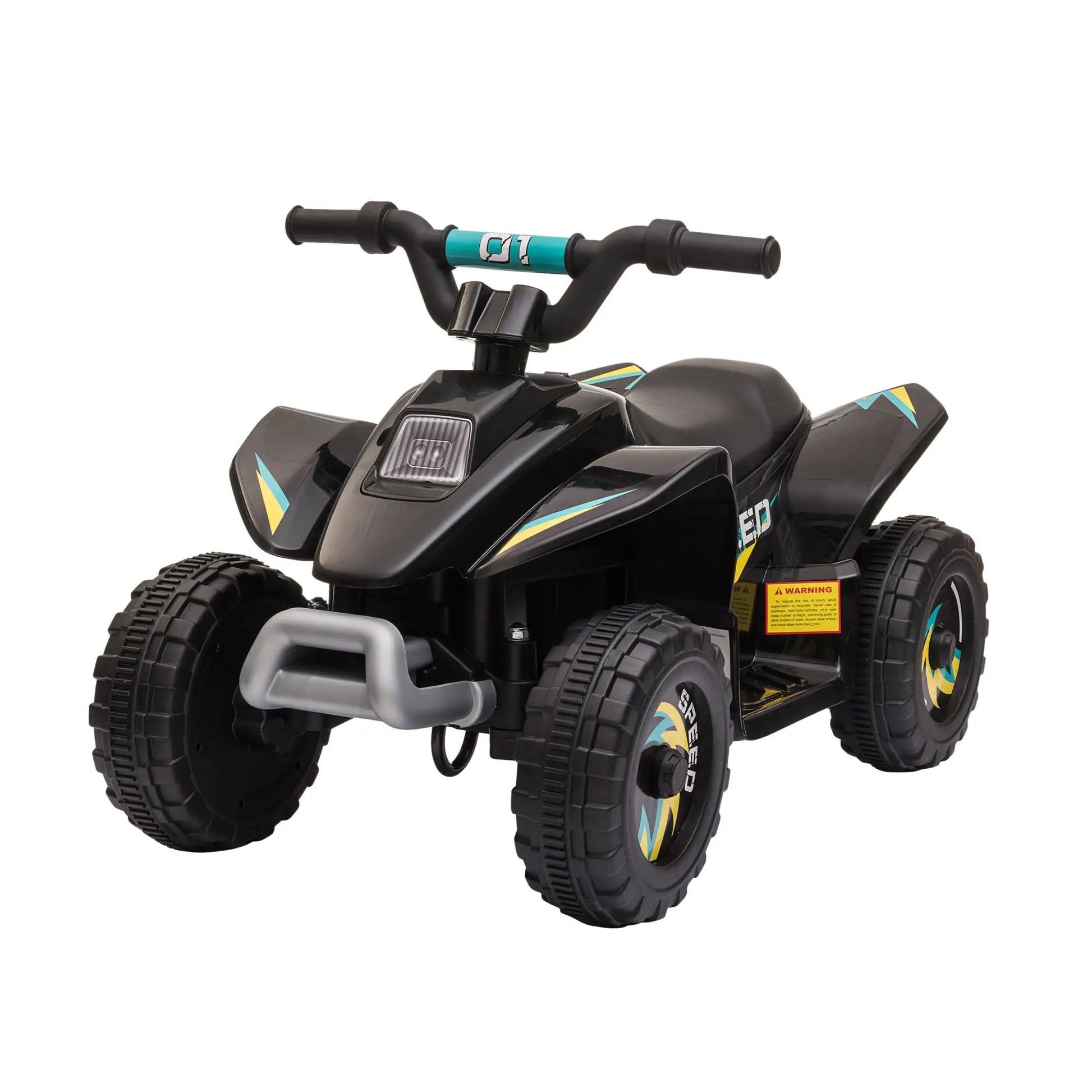 Kids Ride on ATV, 6V Battery Powered, for 18-36 Months, Black Electric Toy Cars Black at Gallery Canada