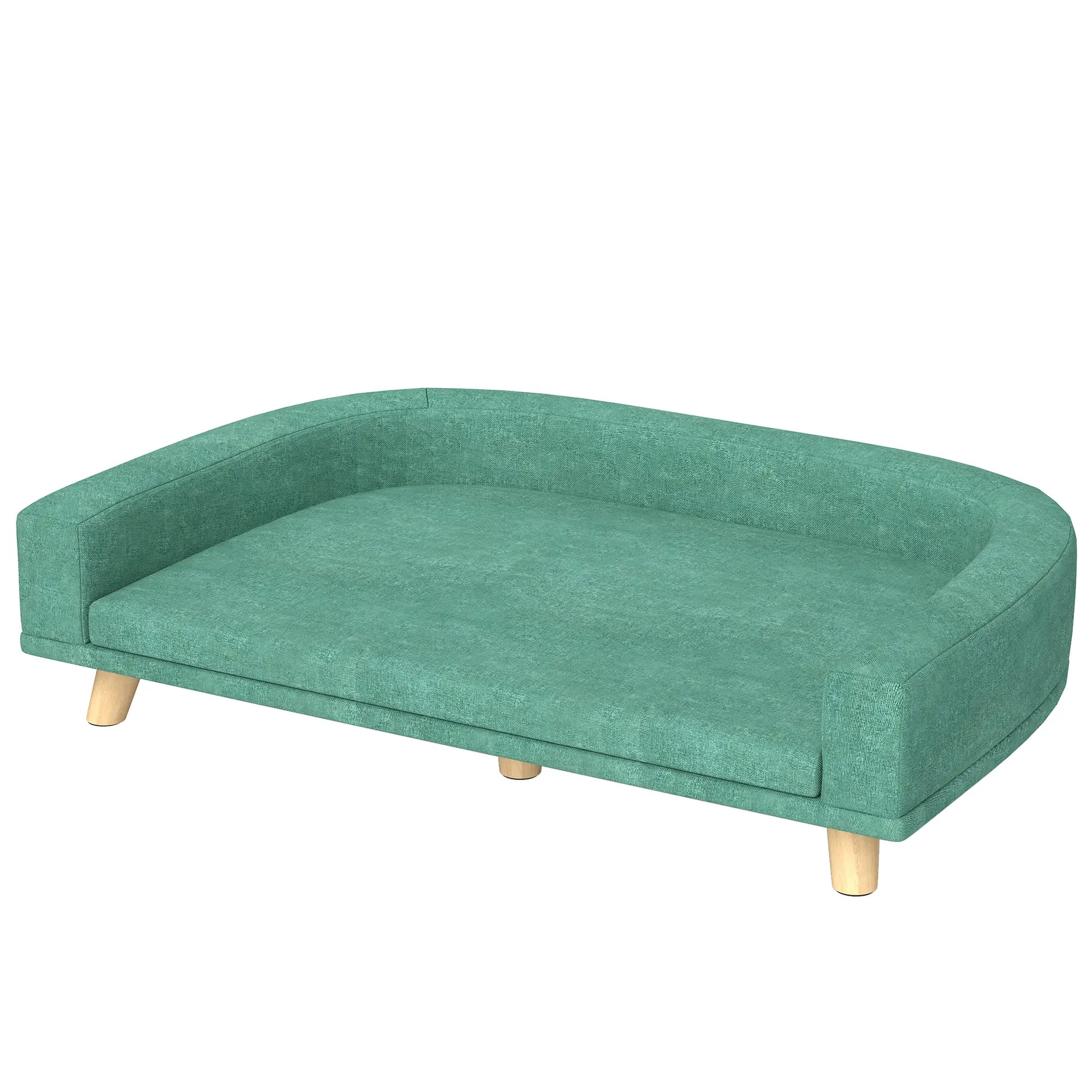 Dog Sofa for Large Dogs, Washable Cover, Anti-Slip Pads, Green Dog Sofas Green at Gallery Canada