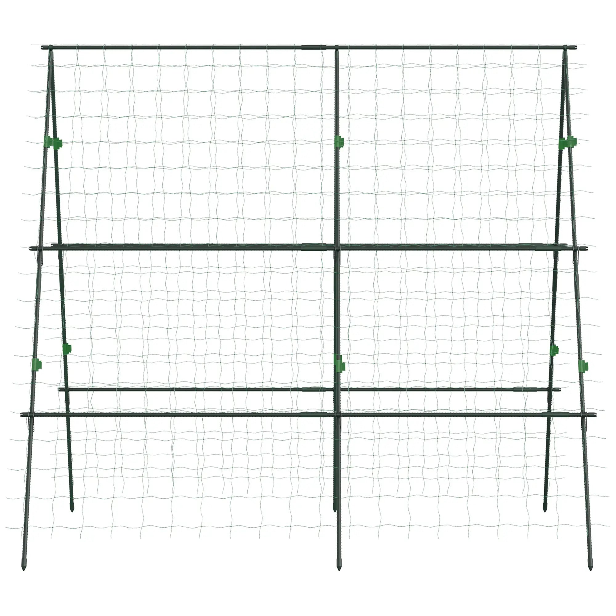 Metal Cucumber Trellis With Netting, A Frame Tomato Support, Green Plant Stands at Gallery Canada