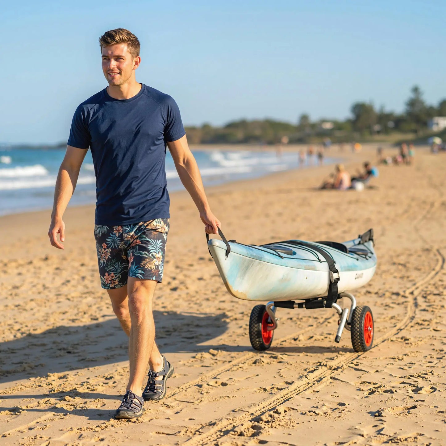 Kayak Cart Canoe Dolly, Aluminum Frame Folding Design, Paddleboard Trolley Kayak Carts at Gallery Canada