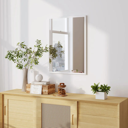 22" x 30" White Rectangular Wall Mirror, Bathroom Living Room Bedroom Entryway, White Wall Mirrors at Gallery Canada