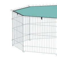 Enclos pour animaux de compagnie pliable avec couvercle supérieur, enclos pour chien portable et robuste