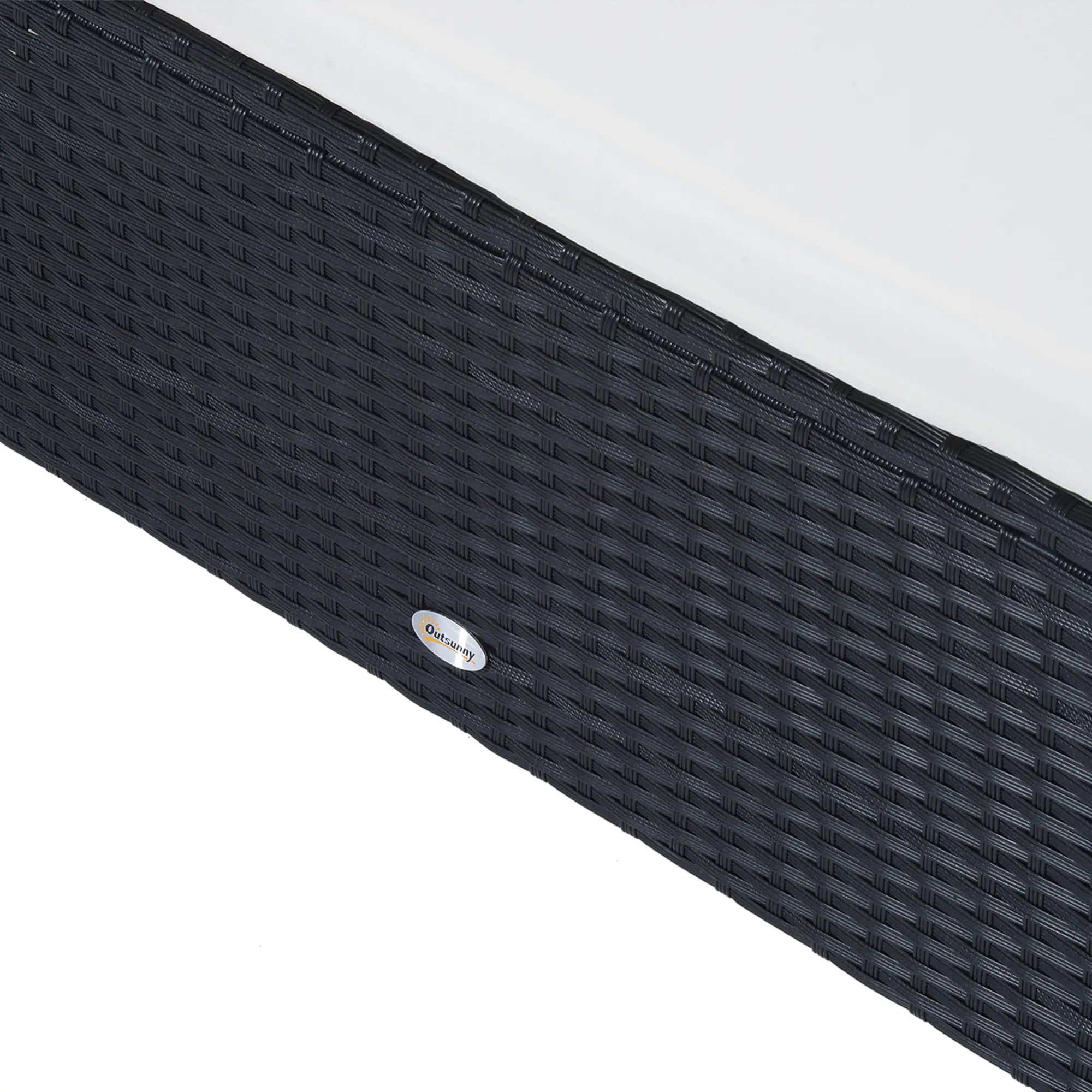 2-Piece Wicker Patio Set, Double Ottoman, PE Rattan, Cream White Patio Furniture Sets at Gallery Canada