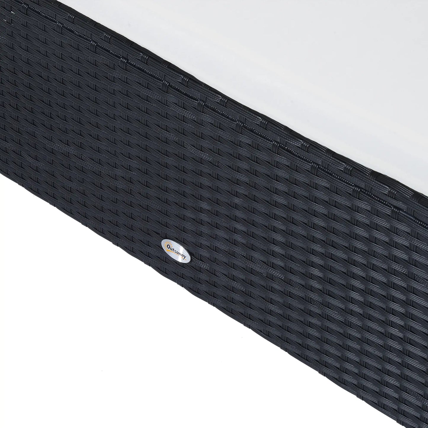 2-Piece Wicker Patio Set, Double Ottoman, PE Rattan, Cream White Patio Furniture Sets at Gallery Canada