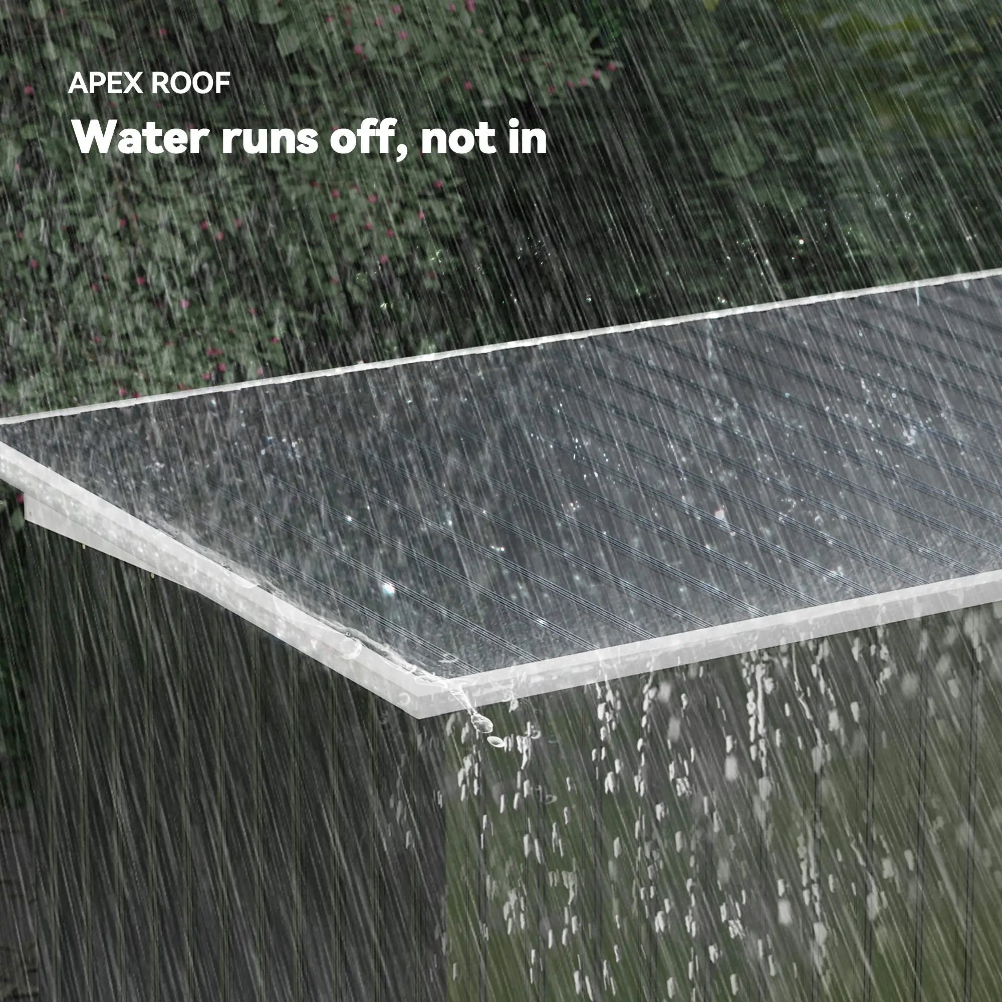 9x4 Outdoor Storage Shed, Galvanized Steel, Dark Grey Sheds at Gallery Canada