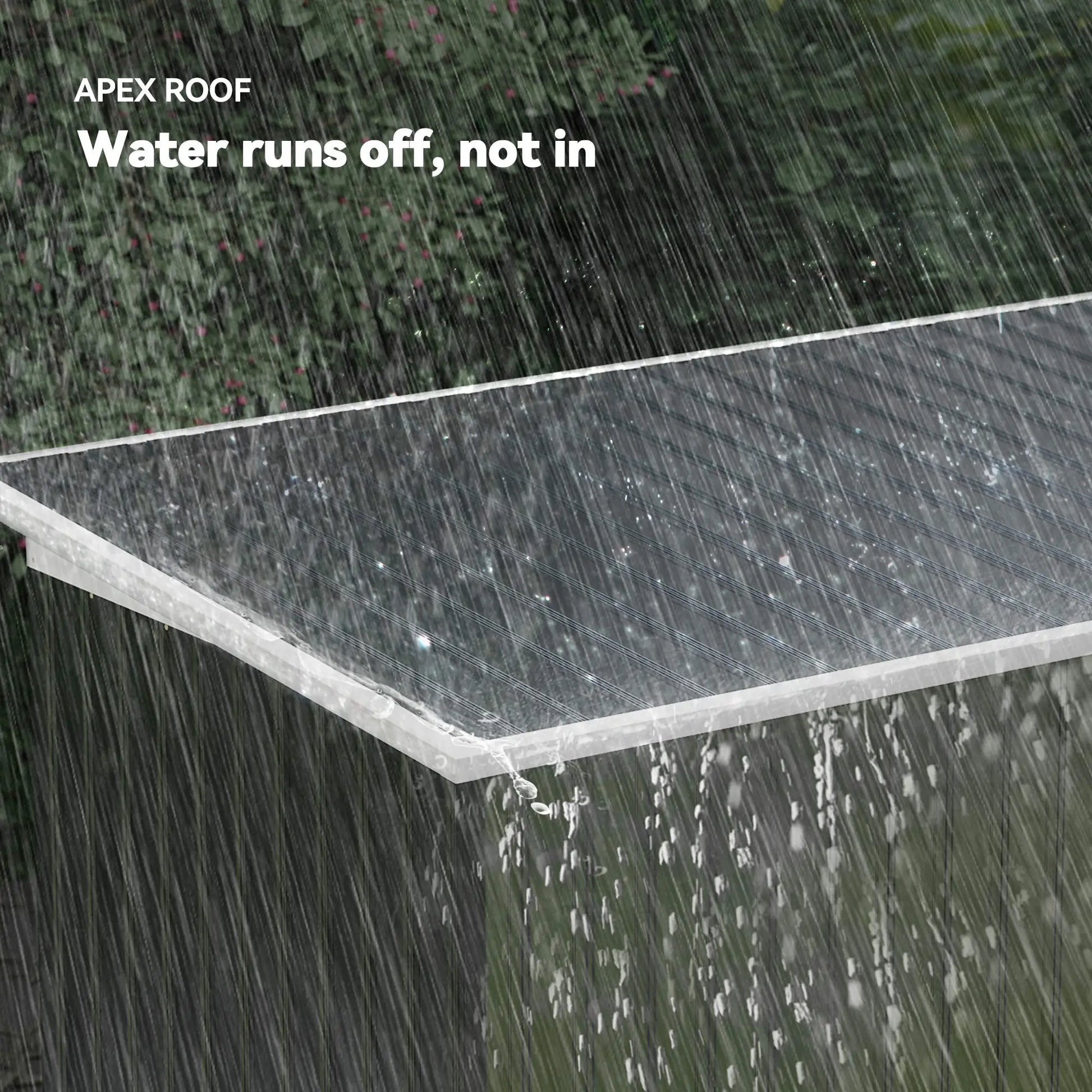 9x4 Outdoor Storage Shed, Galvanized Steel, Dark Grey Sheds at Gallery Canada