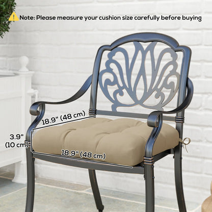 4-Piece Patio Chair Cushion Set With Ties, Indoor Outdoor Replacement Patio Chair Cushions at Gallery Canada
