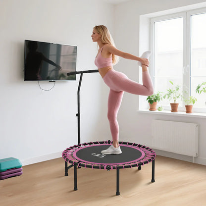 45" Mini Trampoline For Adults, Foldable Fitness Rebounder Trampolines at Gallery Canada