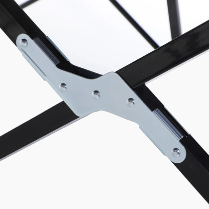 76" Two Person Folding Camping Cot, Portable Military Bed, Black Camping Cots at Gallery Canada