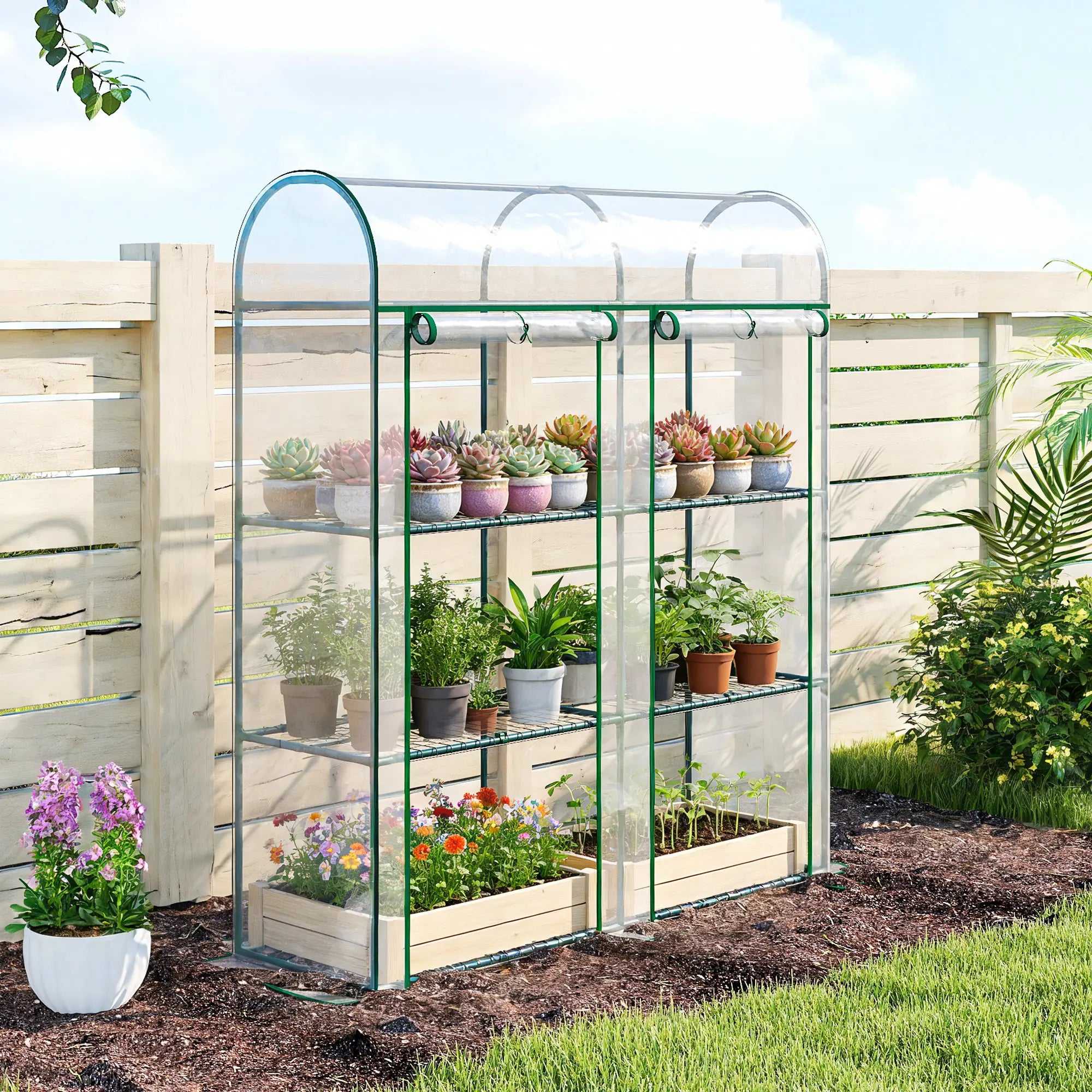 3 Tier Mini Greenhouse, 56.3