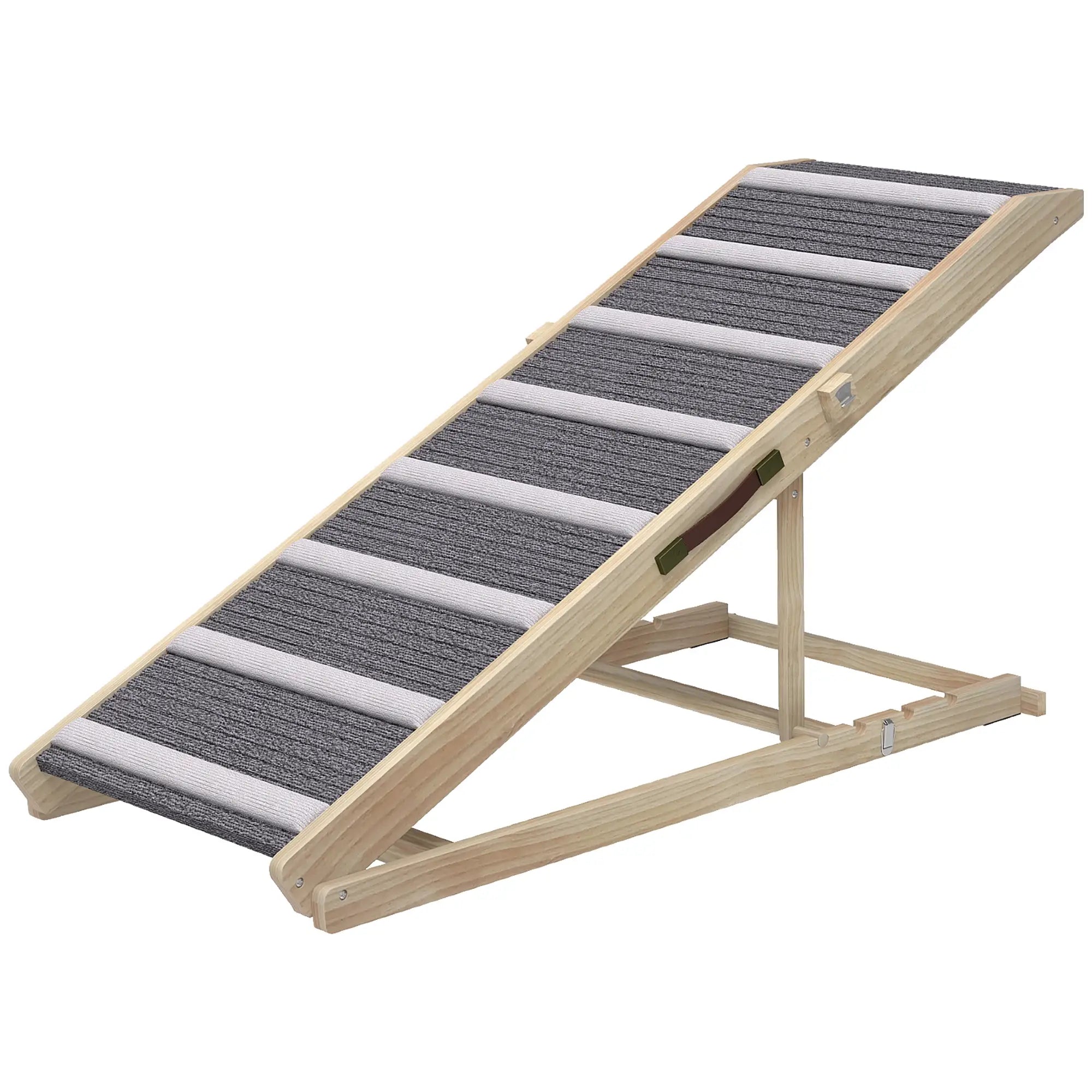 Foldable Dog Ramp For Couch, 4 Adjustable Height 16