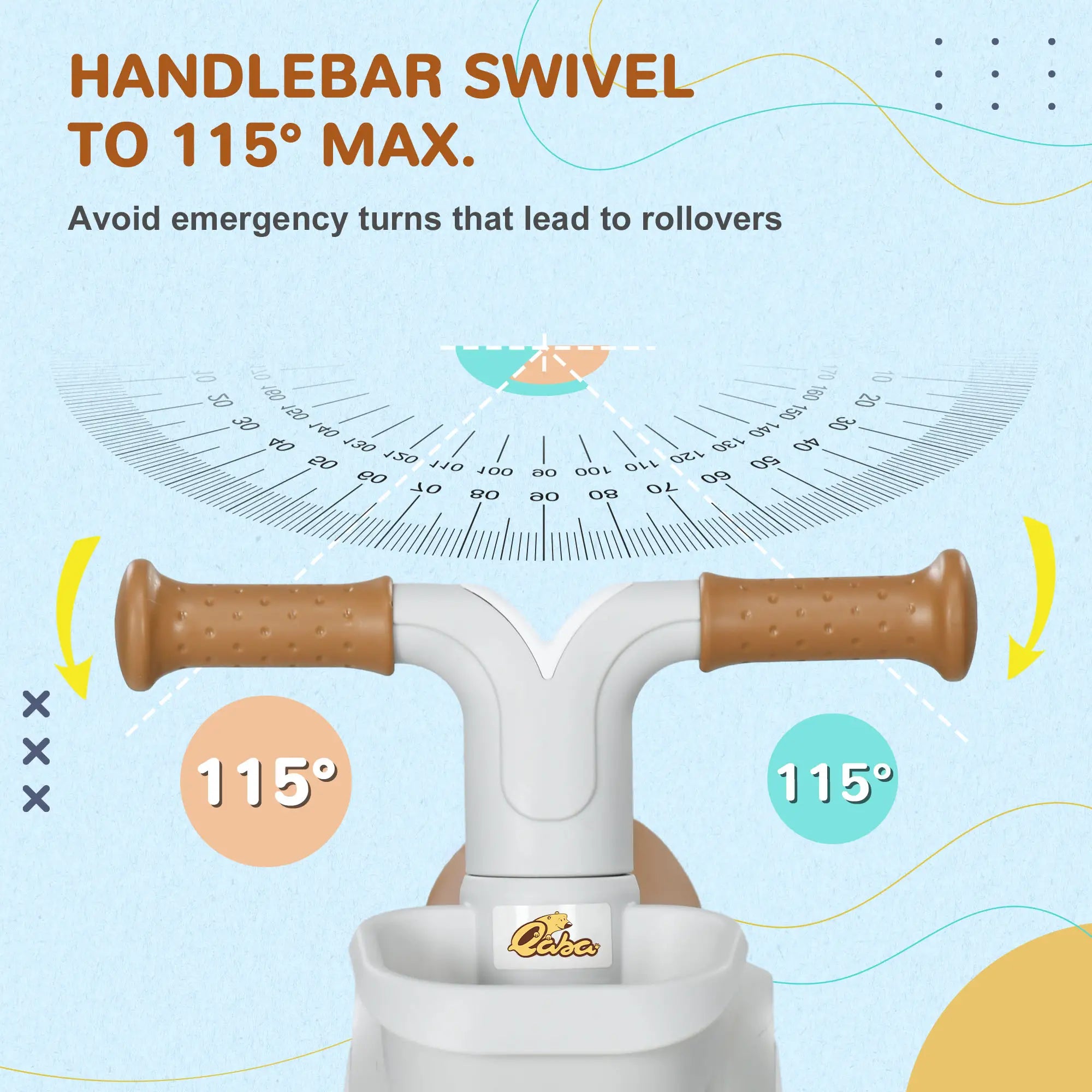 Toddler Balance Bike, Adjustable Seat, Removable Basket, 4 Silent Wheels, Green Riding & Rocking Toys at Gallery Canada