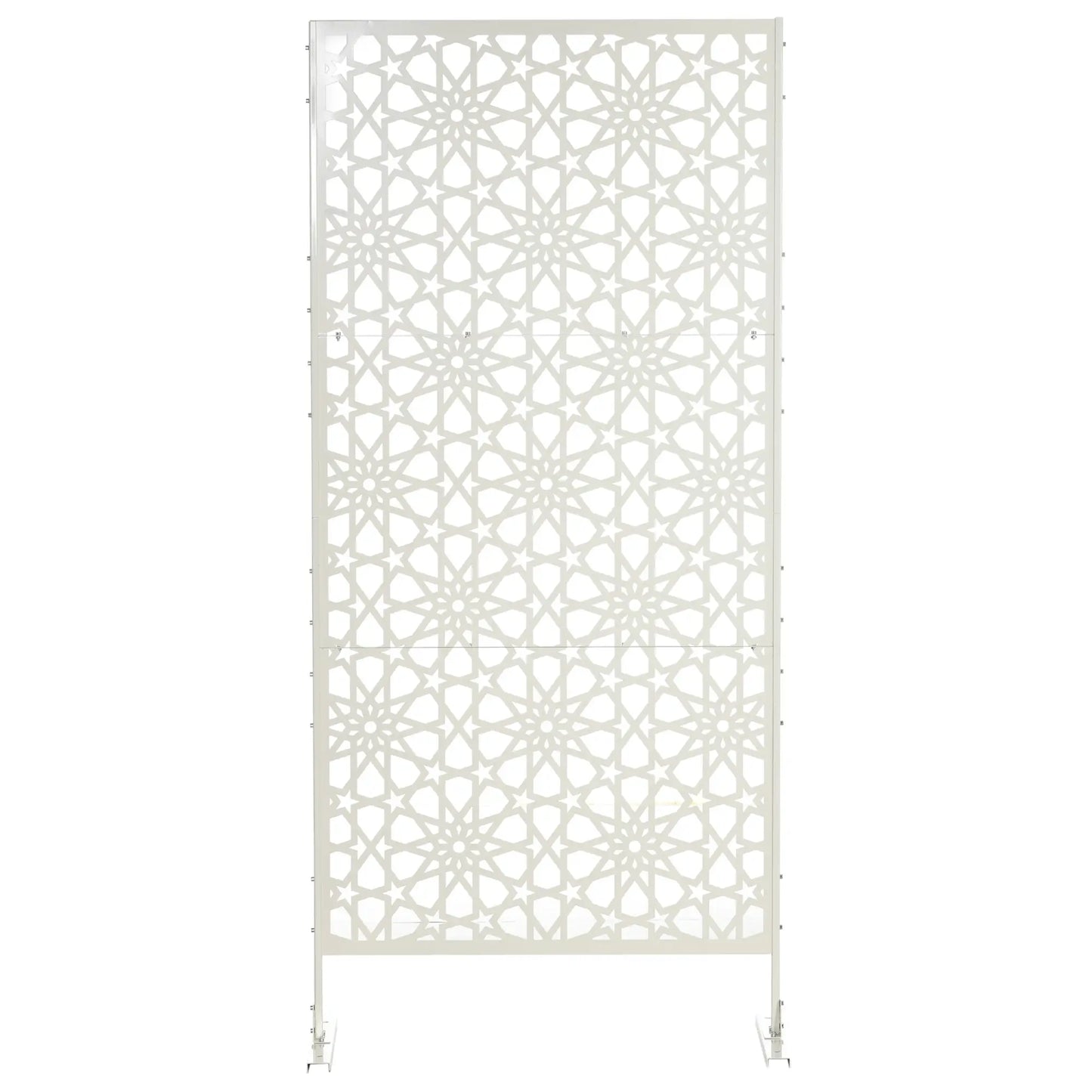 Metal Outdoor Privacy Screen, 36.2" x 17.7" x 78", White Side Awnings at Gallery Canada