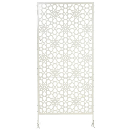 Metal Outdoor Privacy Screen, 36.2" x 17.7" x 78", White Side Awnings at Gallery Canada