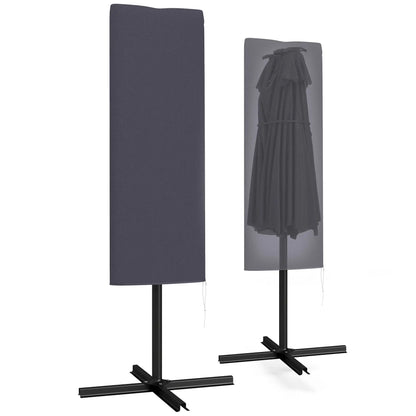 Garden Parasol Cover, Outdoor Cantilever Umbrella Cover, Dark Grey Umbrella Covers at Gallery Canada