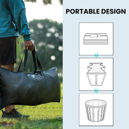71 Gal Ice Bath Tub With Cover, Pump, Portable Inflatable Cold Plunge Outdoor Swimming Pools & Hot Tubs at Gallery Canada