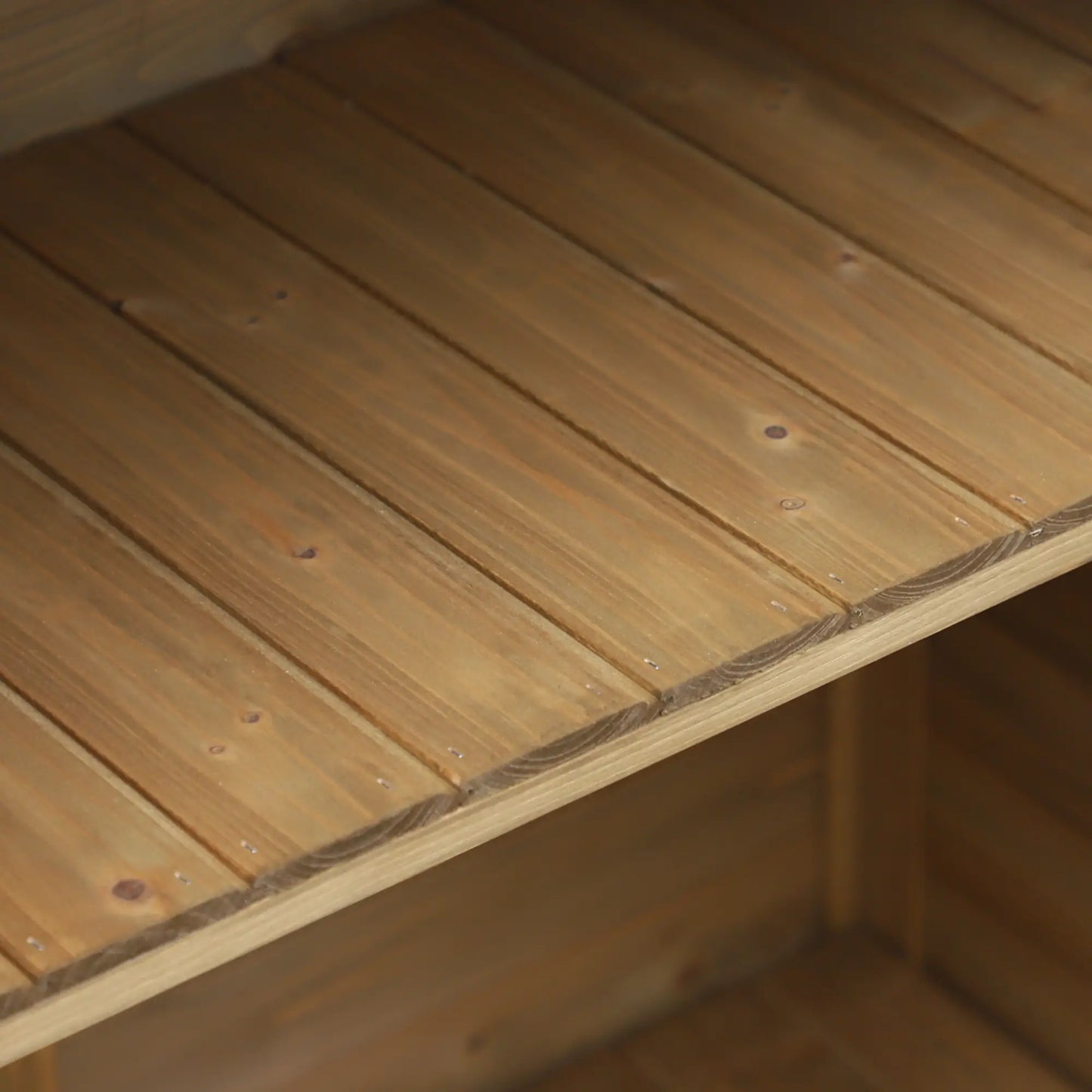 Wooden Garden Storage Shed, 2 Door, 34" x 18" x 38", Natural Sheds at Gallery Canada