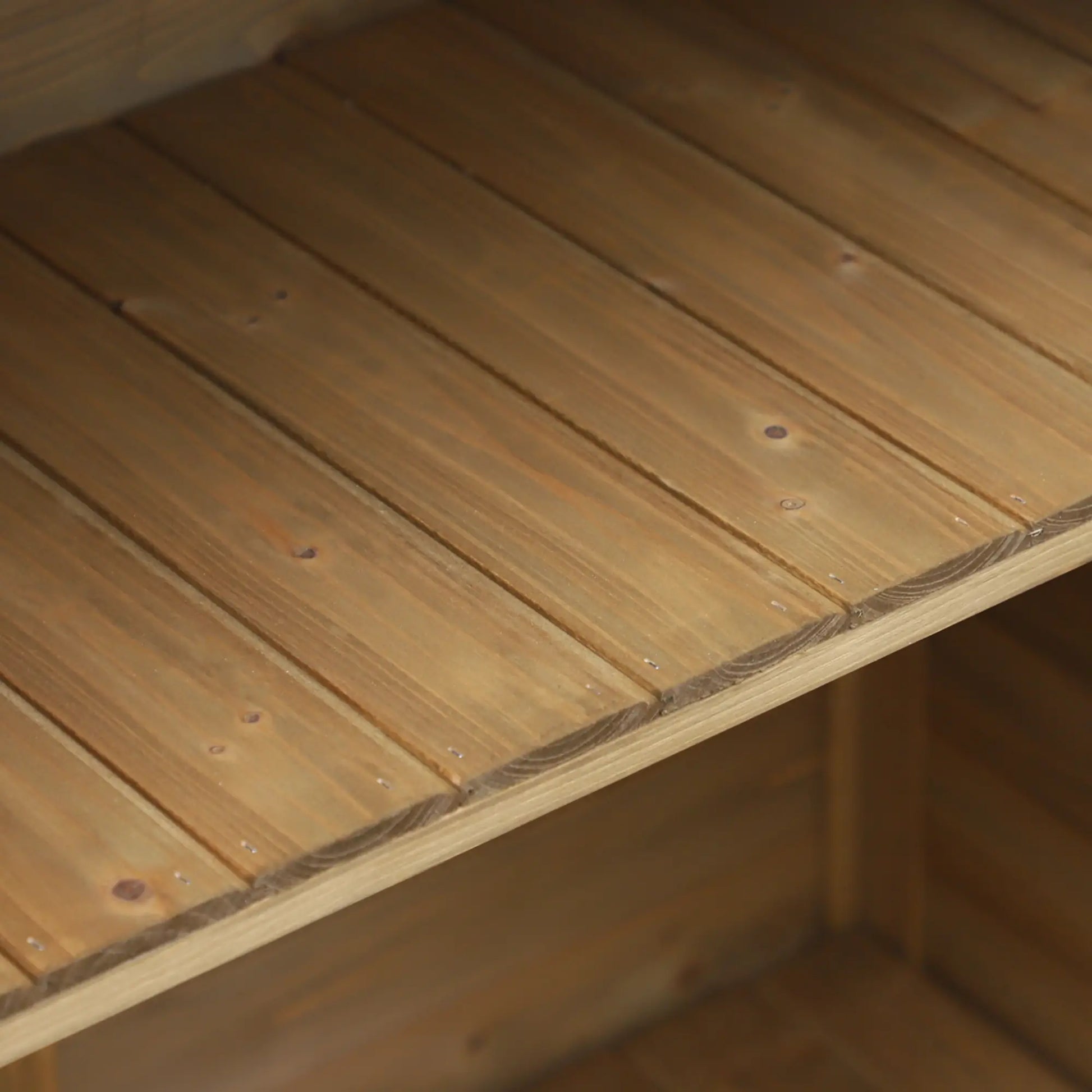 Wooden Garden Storage Shed, 2 Door, 34" x 18" x 38", Natural Sheds at Gallery Canada