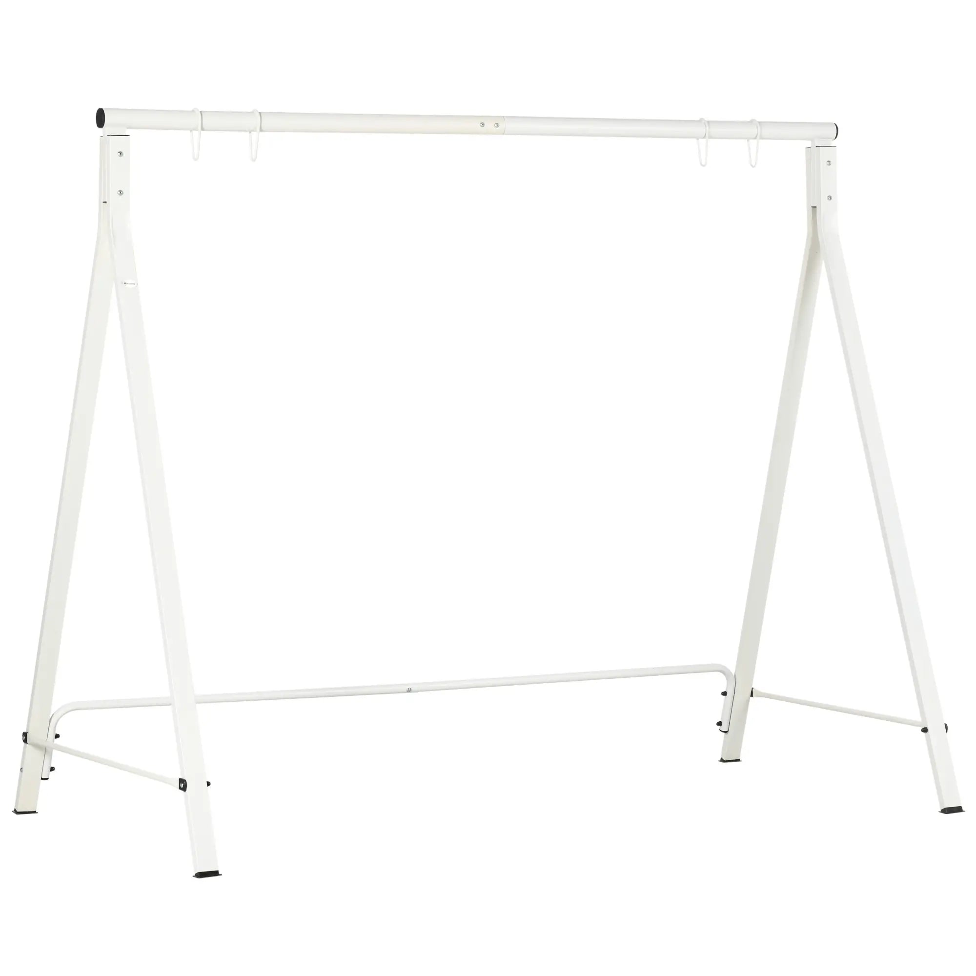 Metal Swing Stand, Hanging Chair Frame, 528 LBS, Backyard, Patio, Lawn, White Hammock Stands at Gallery Canada