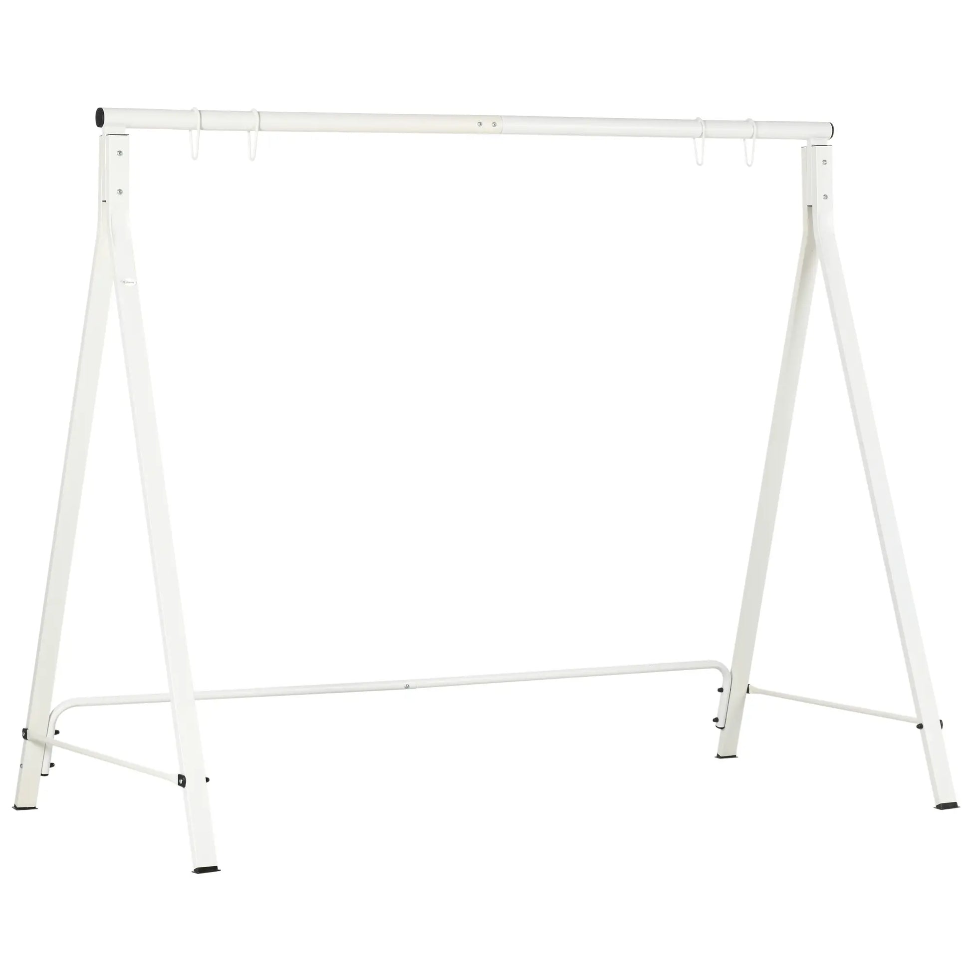 Metal Swing Stand, Hanging Chair Frame, 528 LBS, Backyard, Patio, Lawn, White Hammock Stands at Gallery Canada