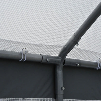 8' x 6' x 7.5' Walk-in Greenhouse, Outdoor Plant Growth Tent, White Walk In Greenhouses at Gallery Canada