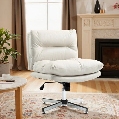 Adjustable Height, Tilt Armless Office Chair, Light Grey Task Chairs at Gallery Canada