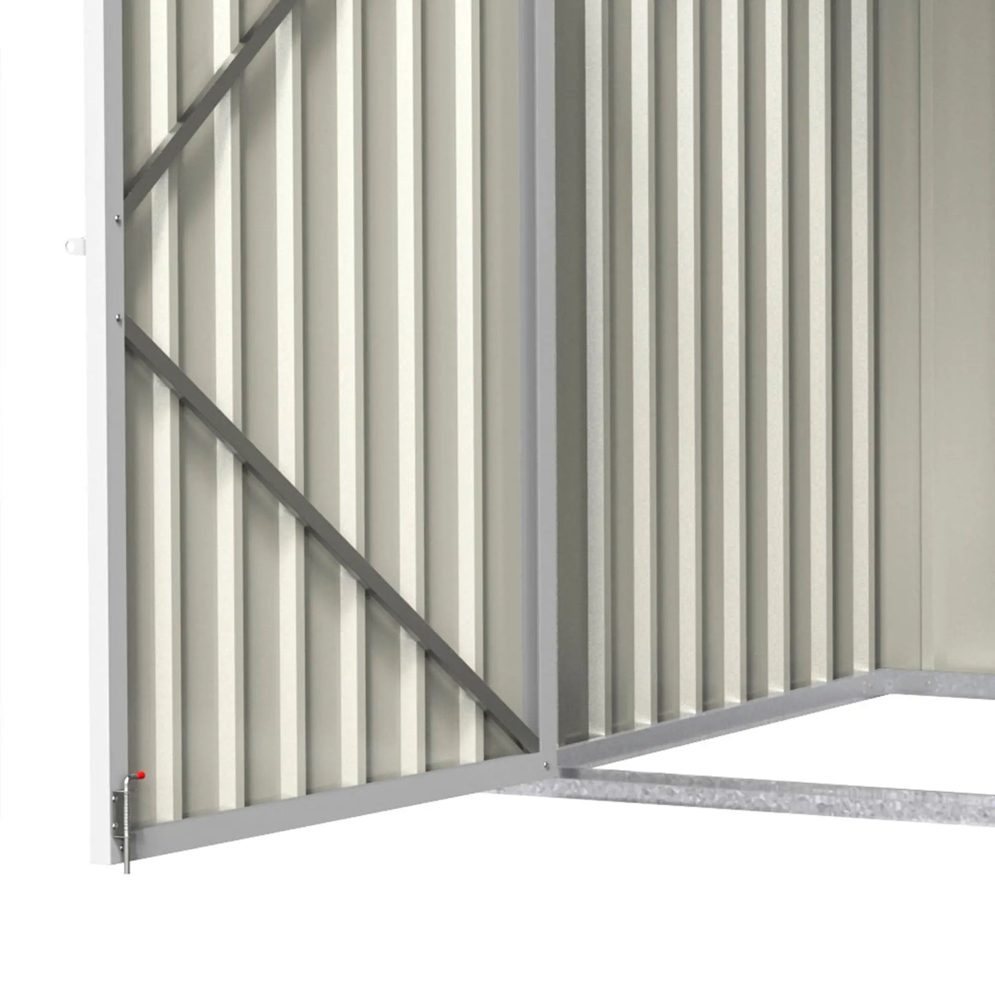 6x3 FT Outdoor Storage Shed, Double Door Trash Can Organizer, Green Sheds at Gallery Canada