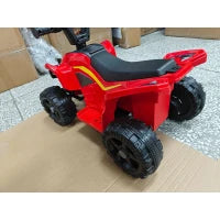 6V Kids ATV Quad, Button Control, 45Mins Runtime, Red