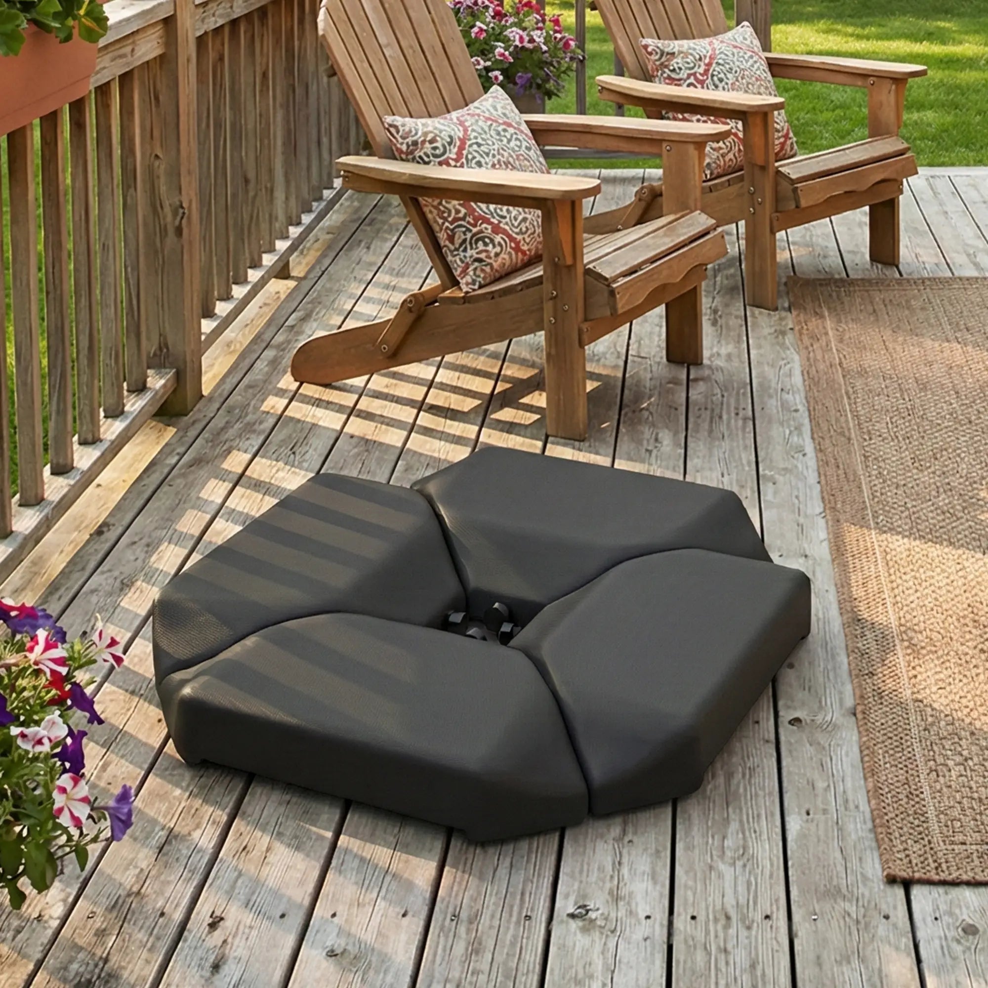 Cantilever Umbrella Base Weights, 4PCs, HDPE Water Or Sand Filled Umbrella Bases at Gallery Canada