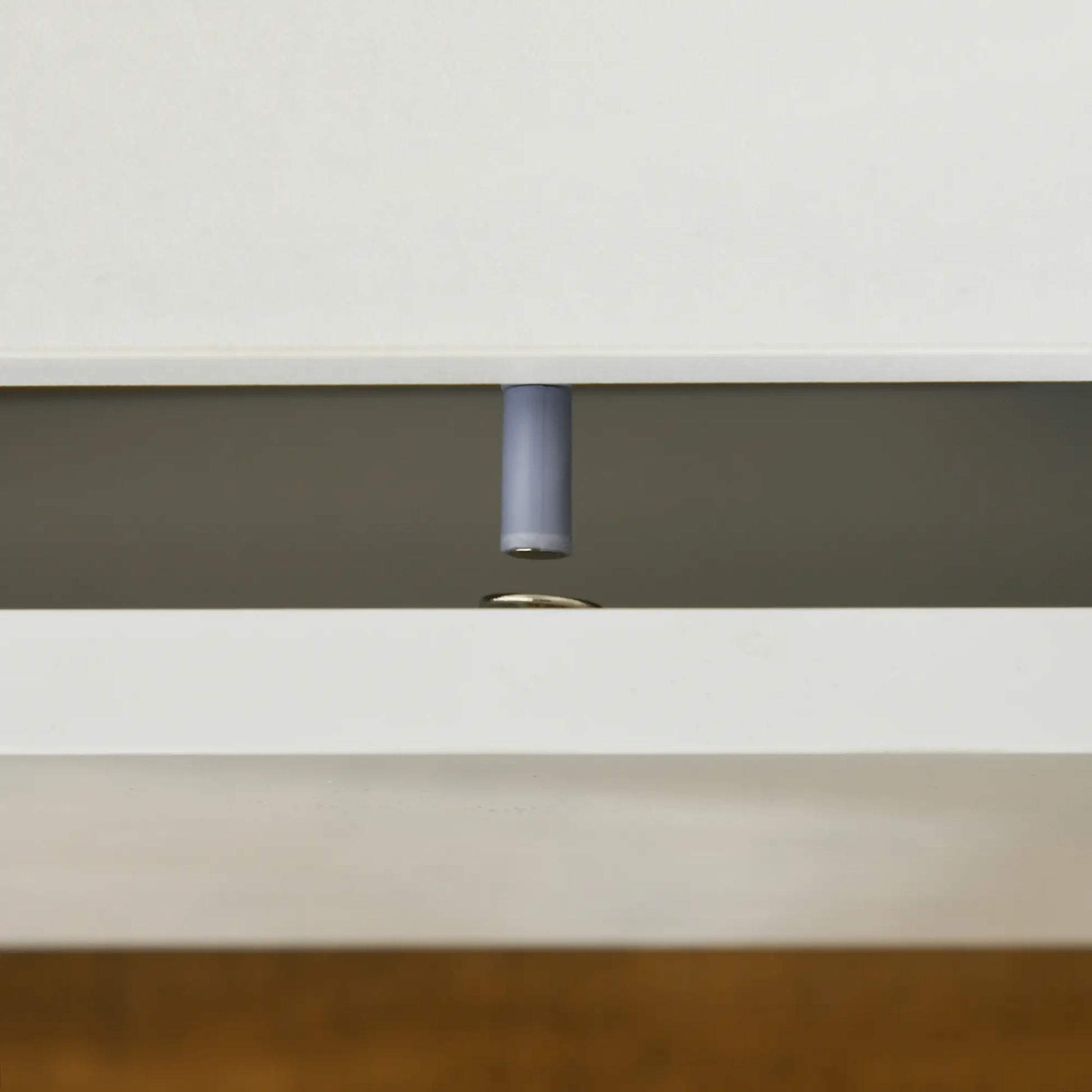 Modern Nightstand, 2 Drawers, USB RGB LED Lights, Remote, White Bedside Tables at Gallery Canada