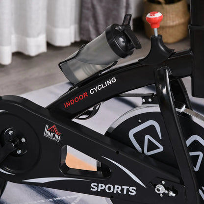 Exercise Bike with LCD Display, Indoor Cycling, 6kg Flywheel, Black Exercise & Stationary Bikes at Gallery Canada