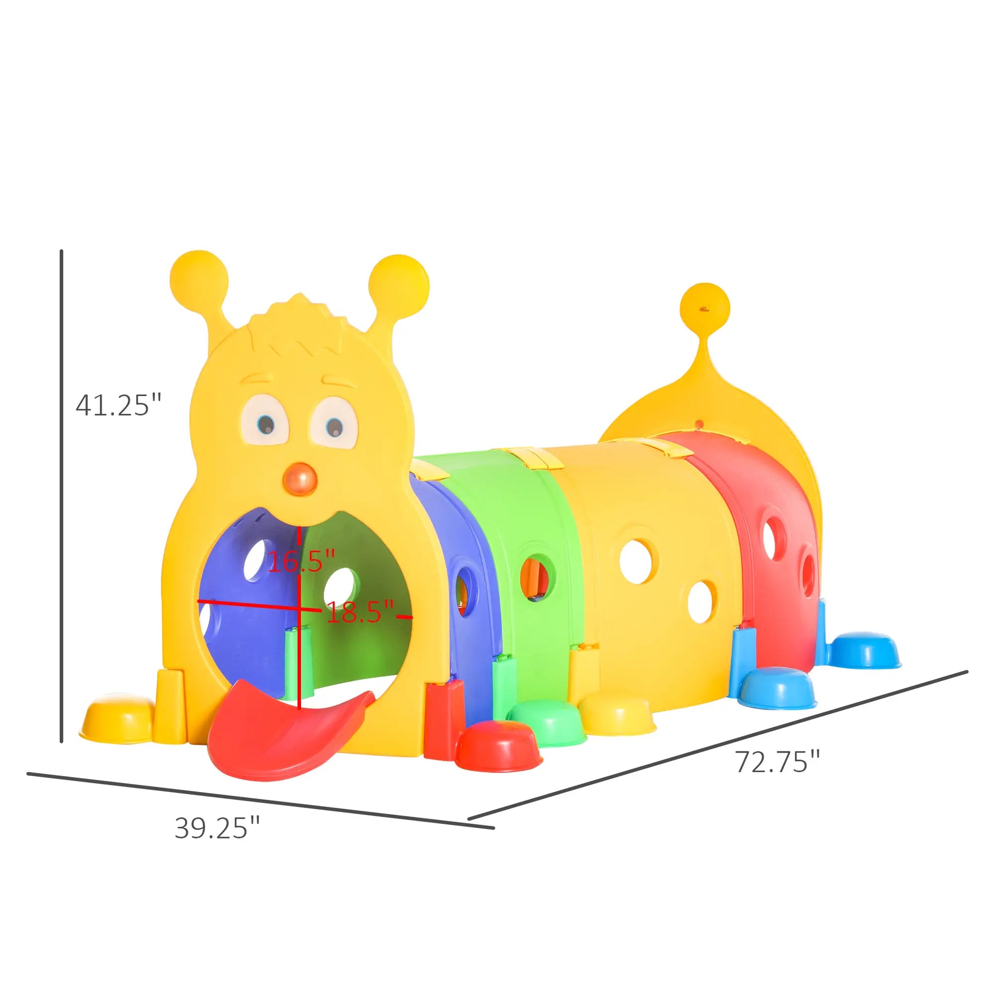 Lion Tunnel for Kids, 3-6 Years, Multicoloured Children's Play Tunnels at Gallery Canada