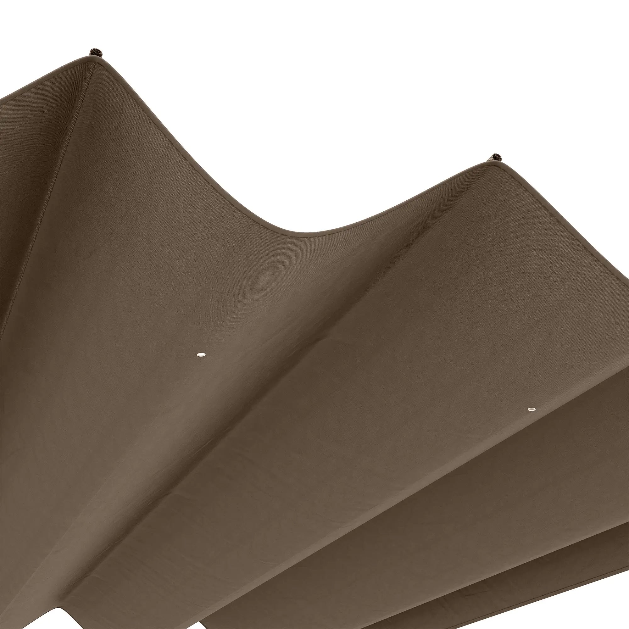 Retractable Pergola Canopy, 10' x 7' Sun Shade Cover, UV30+, Coffee Gazebo Canopy Replacement at Gallery Canada