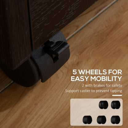 3 Drawer File Cabinet with Lock, Lockable on Wheels, Black Office Cabinets & Cupboards at Gallery Canada